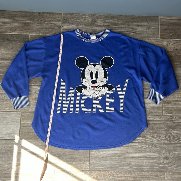 Mickey & Co. Tops - Vintage Blue Mickey Mouse Sweatshirt Disney Crewneck Pullover Top